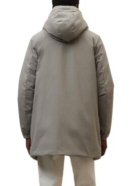 Abrigo Ecoalf Pasu beige para hombre