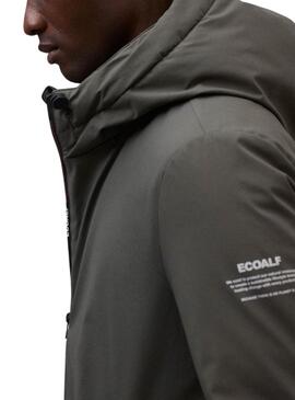 Abrigo Ecoalf Pasu verde para hombre