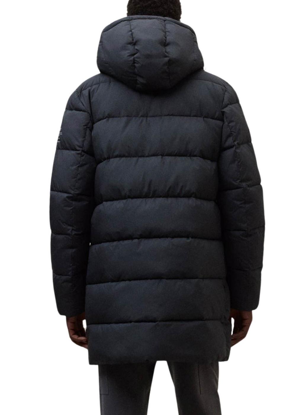 Abrigo acolchado Ecoalf Vintage gris oscuro para hombre