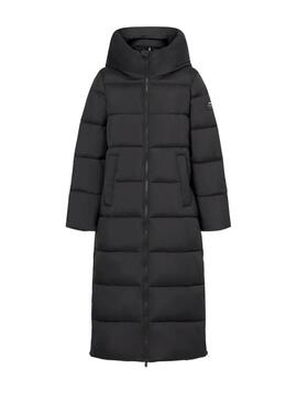 Abrigo acolchado Ecoalf Aranda negro para mujer