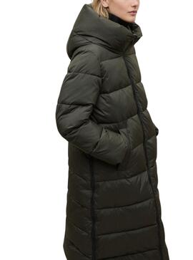 Abrigo acolchado Ecoalf Aranda verde para mujer