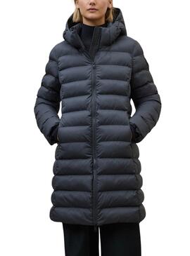Abrigo Ecoalf Cronulla acolchado marino para mujer