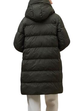 Abrigo Ecoalf acolchado Manlie verde para mujer