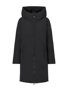 Abrigo Ecoalf Mati negro para mujer