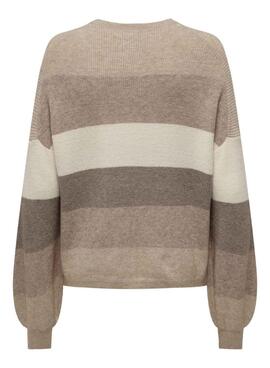 Jersey Only Latia gris para mujer
