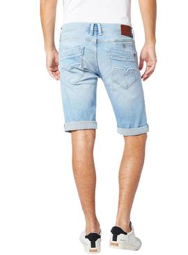 Bermudas Pepe Jeans Spike Azul Hombre 