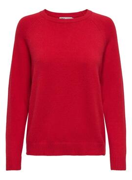 Jersey Only Lesly rojo para mujer