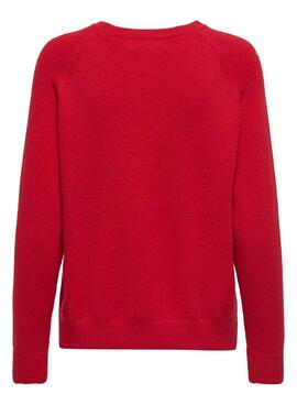 Jersey Only Lesly rojo para mujer