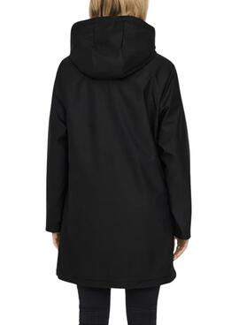 Chubasquero Only Sally negro para mujer
