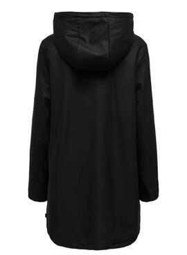 Chubasquero Only Sally negro para mujer