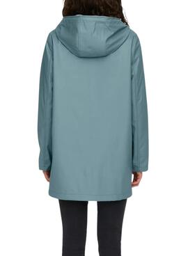 Chubasquero Only Newellen azul para mujer