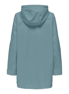 Chubasquero Only Newellen azul para mujer