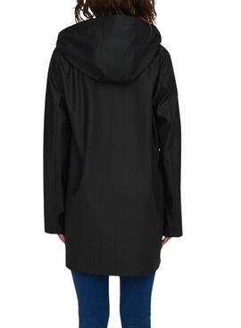 Chubasquero Only Newellen negro para mujer