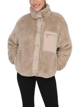 Chaqueta Only Contact beige para mujer