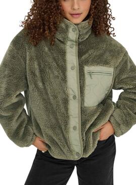 Chaqueta Only Contact verde para mujer