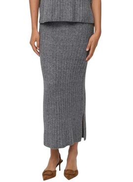 Falda Only Jeanett gris para mujer