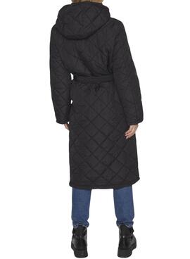 Abrigo acolchado Vila Vikante Quilted negro para mujer