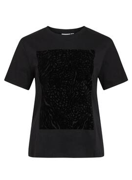 Camiseta Vila Visybil negro para mujer