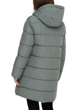 Abrigo acolchado Only Clair azul para mujer
