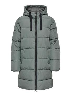 Abrigo acolchado Only Clair azul para mujer