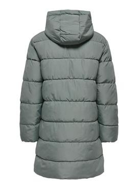 Abrigo acolchado Only Clair azul para mujer