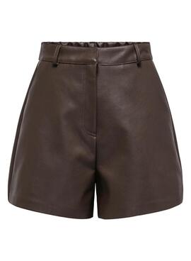 Shorts Only Cora marrón para mujer