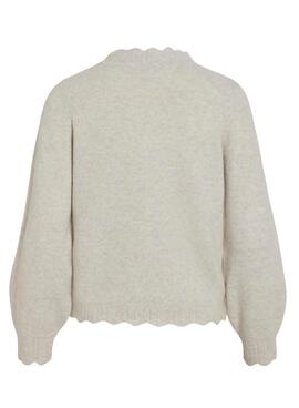 Jesey Vila Vinikolina beige para mujer