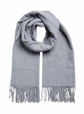 Bufanda Pieces Pckial gris para mujer