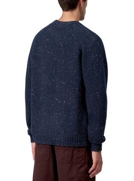 Jersey Carhartt Anglistic azul marino para hombre