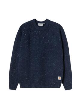 Jersey Carhartt Anglistic azul marino para hombre