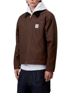 Cazadora Carhartt Detroit marrón para hombre