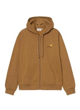S/S American Script T-Shirt Hamilton Brown