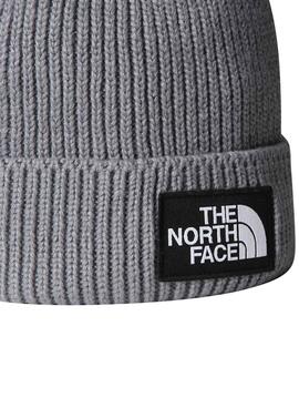Gorro The North Face Logo Box. Color gris