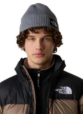 Gorro The North Face Logo Box. Color gris