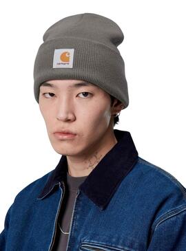 Gorro Carhartt Watch gris para mujer y hombre
