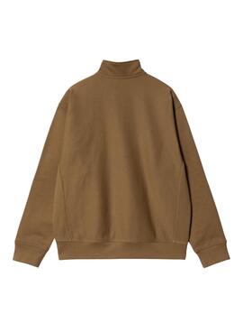 Sudadera Carhartt Half Zip marrón para Hombre