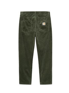Pantalón Carhartt Newel pana verde para hombre