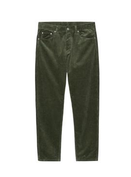Pantalón Carhartt Newel pana verde para hombre