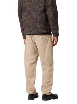Pantalón Carhartt Newel pana beige para hombre