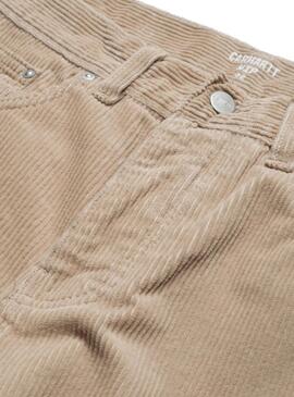Pantalón Carhartt Newel pana beige para hombre