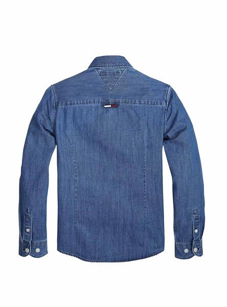 Camisa Tommy Hilfiger Button Denim Niño