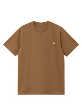 Sudadera Carhartt cremallera marrón para hombre