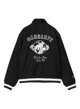 Cazadora Carhartt World Class Varsity negro para hombre