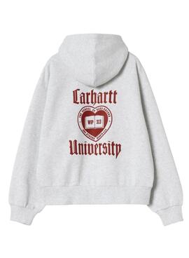 Sudadera Carhartt Schooling gris para mujer