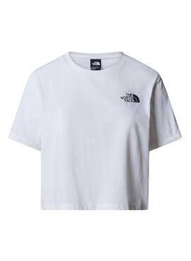 Camiseta The North Face Simple Dome blanco para mujer