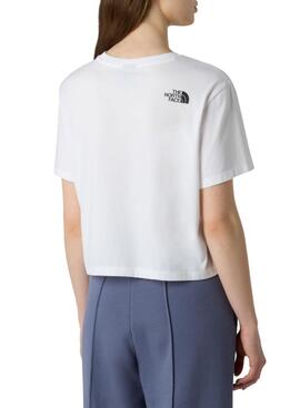 Camiseta The North Face Simple Dome blanco para mujer