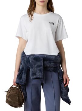 Camiseta The North Face Simple Dome blanco para mujer