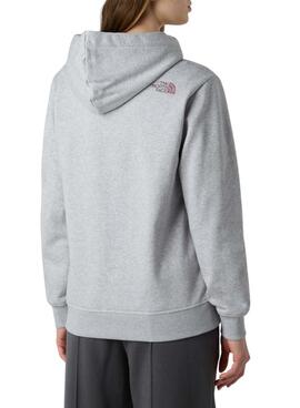 Sudadera The North Face Drew Peak gris para mujer