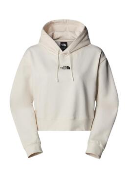 Sudadera The North Face Essential Crop blanco para mujer
