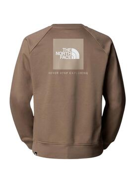 Sudadera The North Face Box marrón para hombre